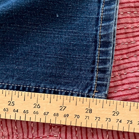 Brody Mens size W34L28.5 blue faded Jeans - Picture 10 of 15